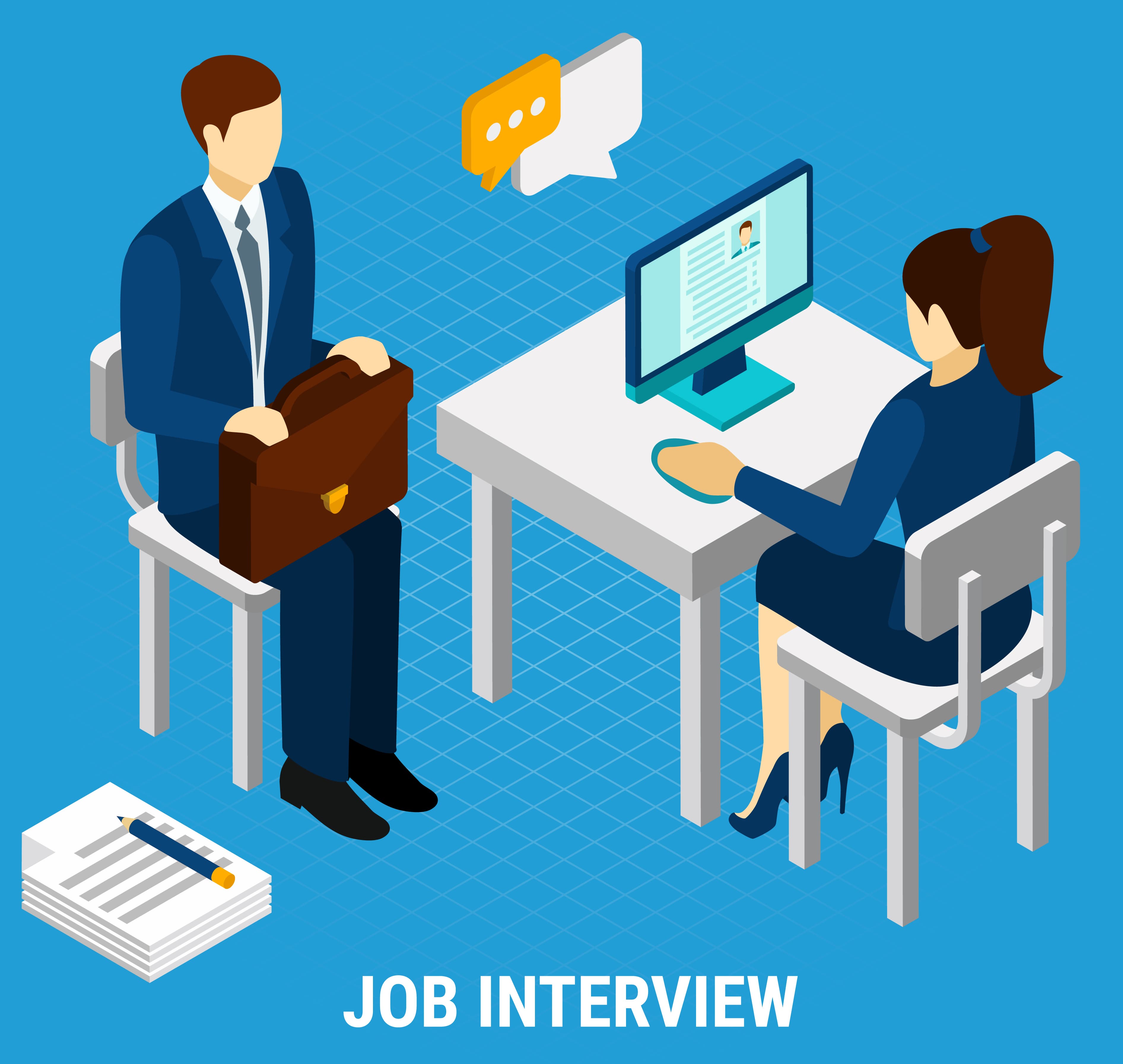 Professional interview preparation session